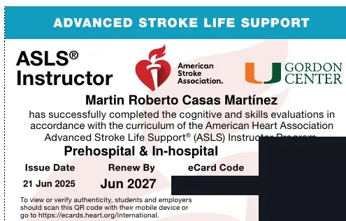 Imagen del documento: Instructor de Advanced Stroke Life Support (ASLS)